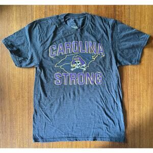 ECU East Carolina Pirates Tee Small Fanatics Gray Crewneck Fan Football Team